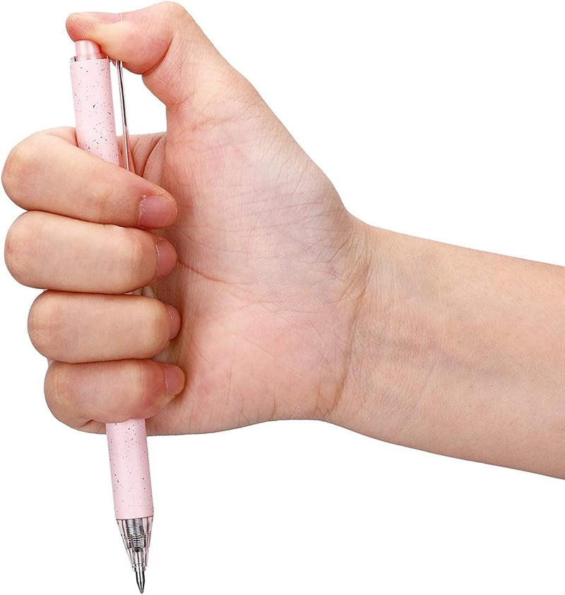 RIANCY Premium Pink Gel Pens - Smooth Writing, Quick Dry, Set of 12 - Ideal for Journaling, Note-Taking, Art Supplies - Image 4